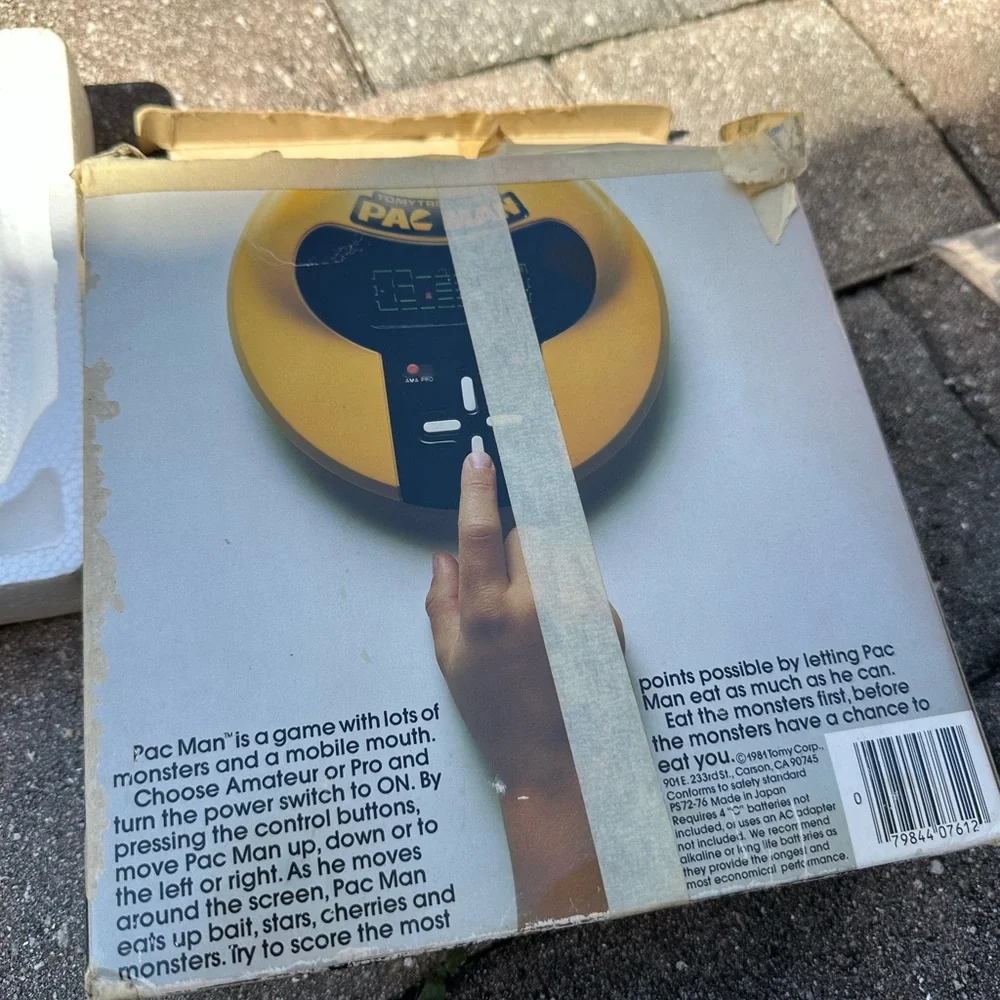 Tomytronic Pac-Man Handheld Game